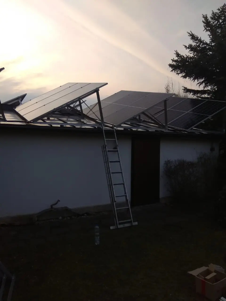 FVE 8,1 kWp na hliníkových trianglech, Česká Lípa – fotografie 2