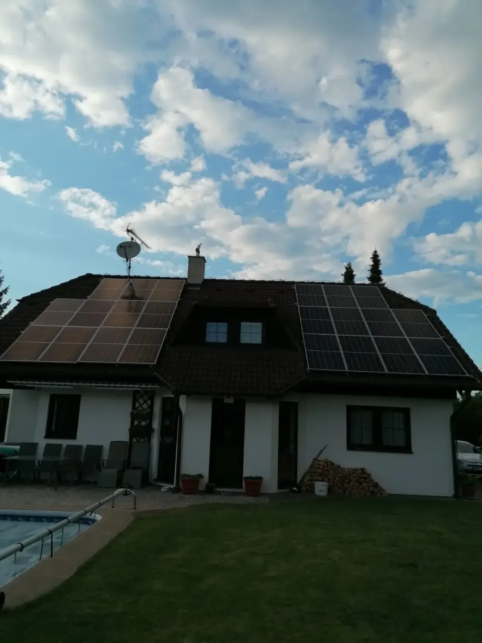 FVE 10 kW s EPS, Dobříšsko – fotografie 2
