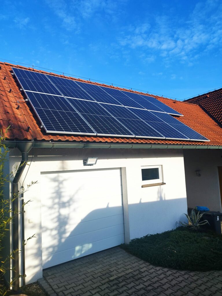 10 Kwp, 2x T58, 22 ks PV panelů, Klášter, Mladá Boleslav